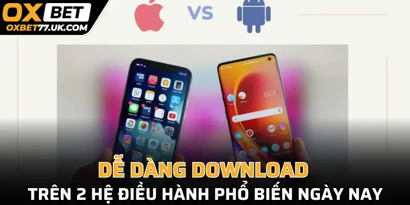 Dễ dàng download trên 2 hệ điều hành phổ biến ngày nay