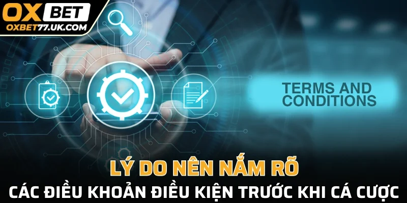 Lý do nên nắm rõ các điều khoản điều kiện trước khi cá cược